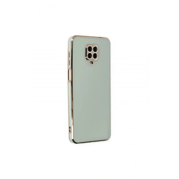 Redmi Note 9 Pro Kılıf Volet Silikon - Açık Yeşil