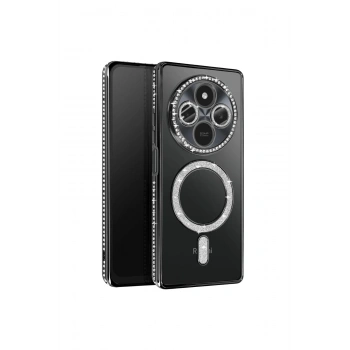 Redmi 14c Joke Simli Magneticsafe Kılıf - Siyah