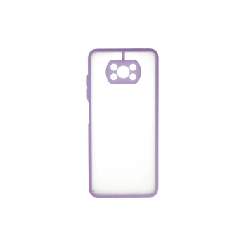 Pocophone X3 Kılıf Montreal Silikon Kapak - Mor