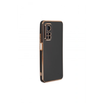 Mi 10t Kılıf Volet Silikon - Siyah