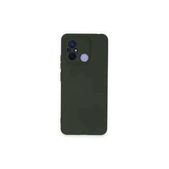 Redmi 12c Kılıf Nano İçi Kadife Silikon - Koyu Yeşil