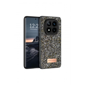 Onegif Redmi Note 14 Pro 4g Bright Simli Kapak - Gümüş