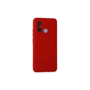 Redmi 12c Kılıf Nano İçi Kadife Silikon - Kırmızı