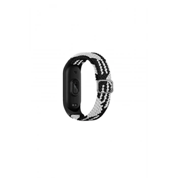 Mi Band 4 Kordon (SAAT DEĞİLDİR) - Siyah-beyaz