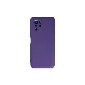 Poco X3 Gt Kılıf Nano İçi Kadife Silikon - Mor