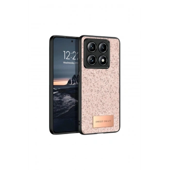 Onegif Mi 14t Pro Bright Simli Kapak - Pembe