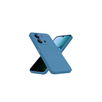 Redmi 15c 4g Nano İçi Kadife Silikon - Mavi