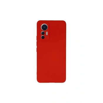 Mi 12 Lite Kılıf Nano İçi Kadife Silikon - Kırmızı