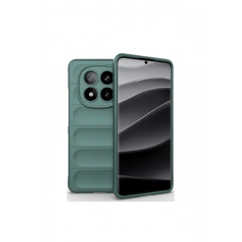 Redmi Note 14 Pro 5g Kılıf Optimum Silikon - Koyu Yeşil