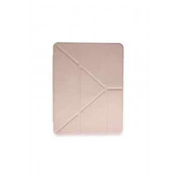 Pad 6 Kılıf Kalemlikli Mars Tablet Kılıfı - Rose Gold