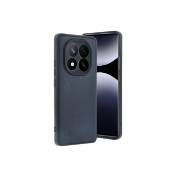 Redmi Note 14 Pro 5g Kılıf Aras Deri Kapak - Lacivert