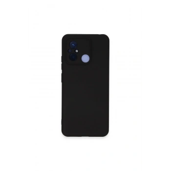 Redmi 12c Kılıf Nano İçi Kadife Silikon - Siyah