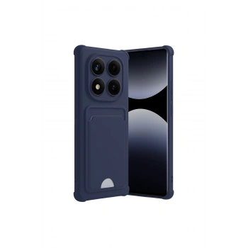 Redmi Note 14 Pro 5g Kelvin Kartvizitli Silikon - Lacivert