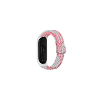 Mi Band 4 Kordon (SAAT DEĞİLDİR) - Pembe-beyaz