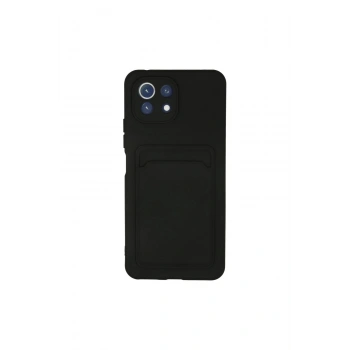 Mi 11 Kılıf Kelvin Kartvizitli Silikon - Siyah