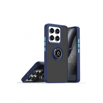 Mi 15 Pro Kılıf Montreal Yüzüklü Silikon Kapak - Lacivert