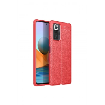 Redmi Note 10 Pro Kılıf Auto Focus Kapak - Kırmızı