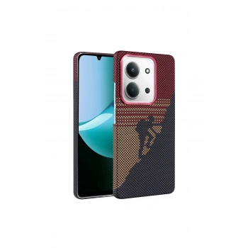 Redmi 15c 4g Vega Magsafe Kapak - Kırmızı