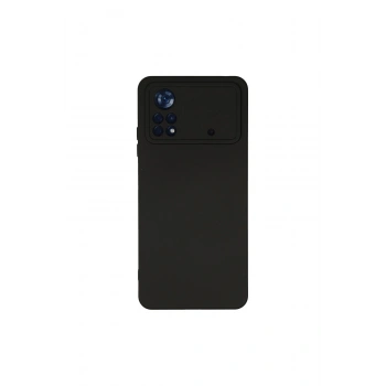 Poco X4 Pro 5g Kılıf Nano İçi Kadife Silikon - Siyah