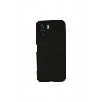 Poco F3 Kılıf Nano İçi Kadife Silikon - Siyah