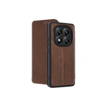 Redmi Note 14 Pro 5g Kılıf Flip Cover - Taba