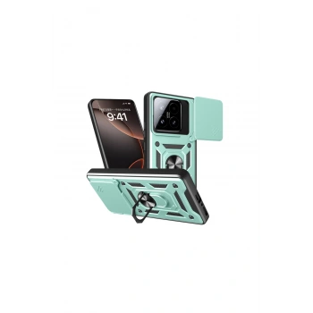 Mi 15t Pars Lens Yüzüklü Silikon - Yeşil