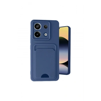 Redmi Note 13 Pro 5g Kılıf Kelvin Kartvizitli Silikon - Lacivert