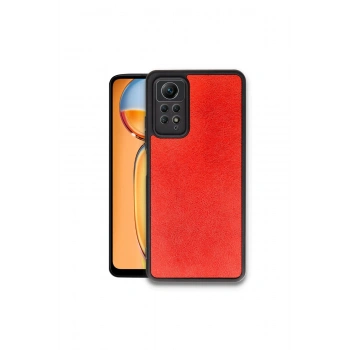 Redmi Note 12 Pro 4g Kılıf Aras Deri Kapak - Kırmızı