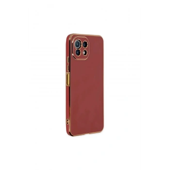 Mi 11 Lite Kılıf Volet Silikon - Kırmızı