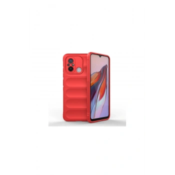 Redmi 12c Kılıf Optimum Silikon - Kırmızı