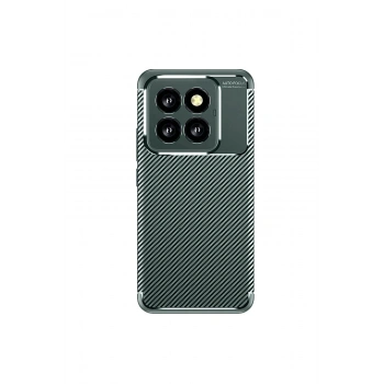 Mi 14t Pro Kılıf Auto Focus Karbon Kapak - Koyu Yeşil