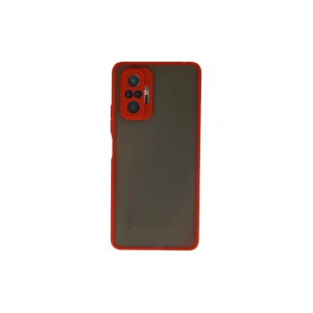 Redmi Note 10 Pro Kılıf Montreal Silikon Kapak - Kırmızı
