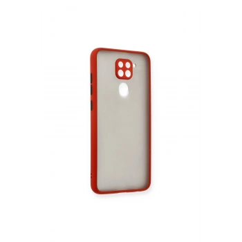 Redmi Note 9 Kılıf Montreal Silikon Kapak - Kırmızı