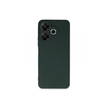 Redmi 13 4g Kılıf First Silikon - Koyu Yeşil