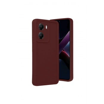 Poco X7 Pro Viera Silikon - Bordo