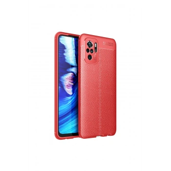 Redmi Note 10 Kılıf Auto Focus Kapak - Kırmızı