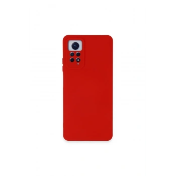 Redmi Note 12 Pro 4g Kılıf Nano İçi Kadife Silikon - Kırmızı