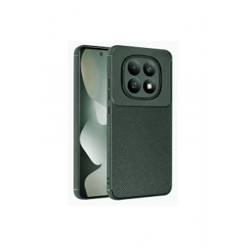 Redmi Note 15 Pro Plus 5g Auto Focus Karbon Kapak - Koyu Yeşil