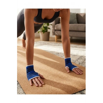 Mavi Bilek Koruyucu Spor Destekliği Çift El İçin Evrensel Boy