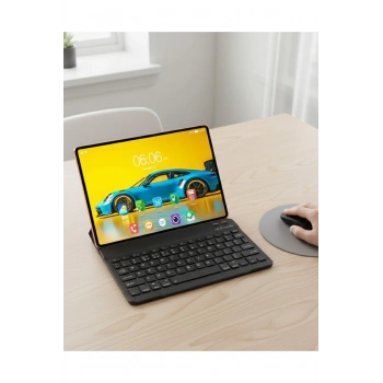 Dokunmatik Android Tablet Klavyeli Kalemli Kılıflı Set