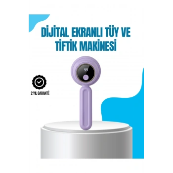 Şarjlı Tiftik Temizleme Makinesi Kablosuz Pratik Kullanım