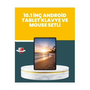 10.1 İnç IPS Ekranlı Android Tablet Bilgisayar Seti