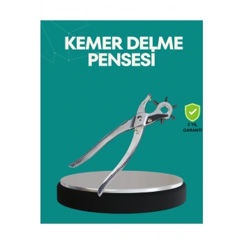 Deri Delme Pensesi 6 Uçlu Ayarlanabilir Kemer Delme Aleti Profesyonel Kullanım