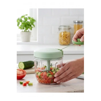 Çek Bırak Mekanizmalı Manuel Doğrayıcı Sebze ve Soğan Rondosu