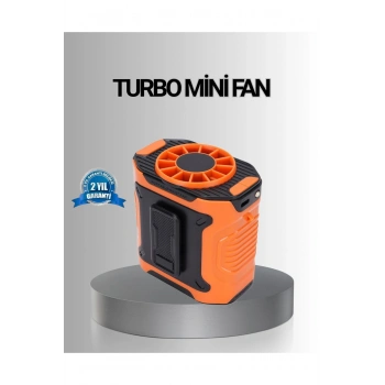 Turbo Mini Taşınabilir Fan – 100 Kademeli Dijital Hız Kontrolü ve Type-C Şarj