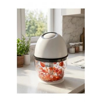 Şarjlı Mini Doğrayıcı 450 ML Kablosuz Sebze Doğrayıcı