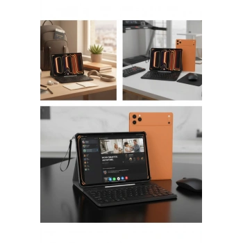 Tablet PC Klavyeli Set Geniş Ekran Yüksek Depolama ve Android Sistem
