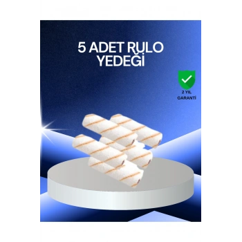 5’li Rulo Boya Seti Küçük Detay Çalışmaları İçin Uygun