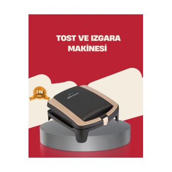 Tost Makinesi Yapışmaz Plaka 1500 Watt Güçlü