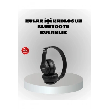 Kablosuz Bluetooth Kulaklık – TF Kart, AUX, Mikrofonlu, Suya Dayanıklı, 10m Menzil